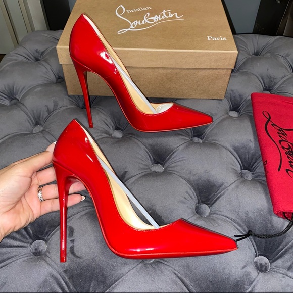 Christian Louboutin Shoes - New Size 37.5 Christian Louboutin So Kate 120 Patent Red Loubi